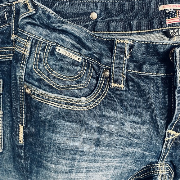 🍒 BOGO 🍒 EXPRESS Dark Wash Boot cut Jeans - Picture 13 of 15